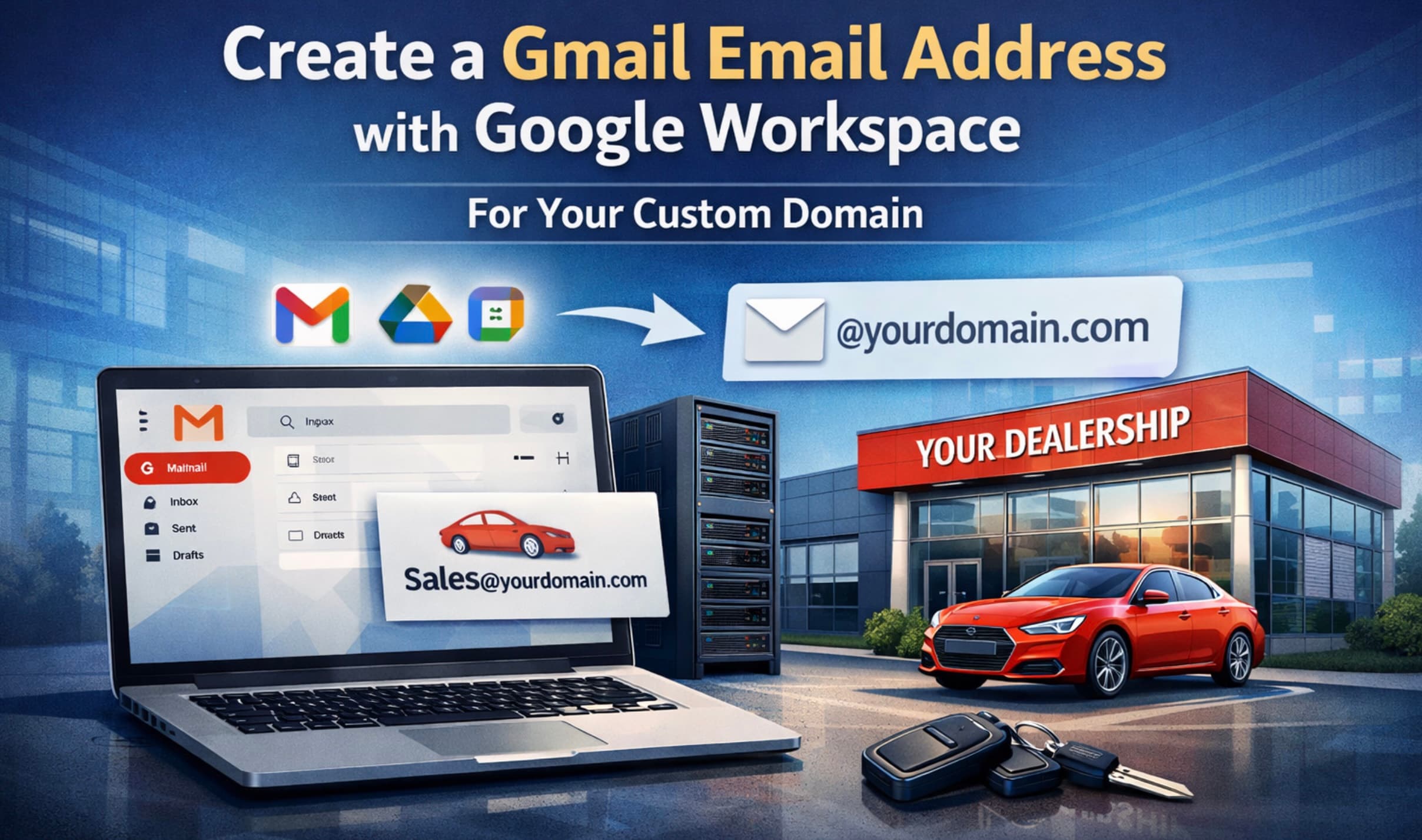 Adding a google email address to your business domain in 8 easy steps
